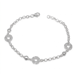 Pulsera con círculos elegante | Regalo romántico para mujer