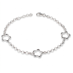 Pulsera con flores elegante | Regalo romántico para mujer