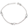 Pulsera de corazones elegante | Regalo romántico para mujer